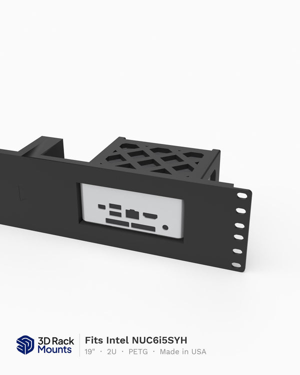 19" Intel NUC6i5SYH Rack Mount - 2U (Modular)