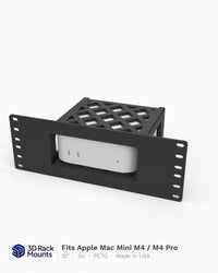 Apple Mac Mini M4 / M4 Pro 10" Mini Rack Mount - 2U