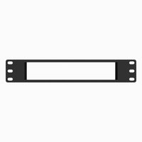 Front panel of the 10 inch 1U TRENDnet TEG-S750 switch rack mount