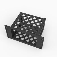Top view of the 10 inch WD My Cloud EX2 NAS mount showing the vented lattice