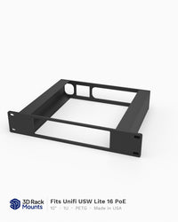 Unifi USW Lite 16 PoE 10" Mini Rack Mount -  1U