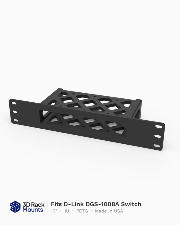 10" D-Link DGS-1008A Switch Mini Rack Mount - 1U