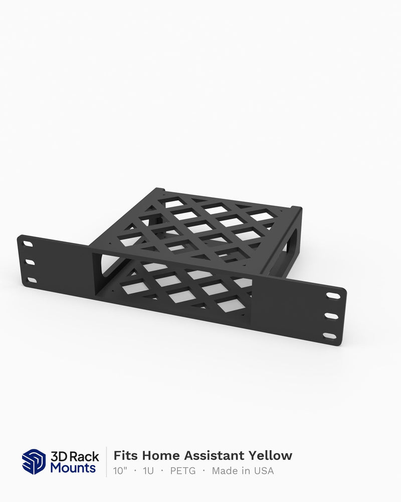 10" Home Assistant Yellow Mini Rack Mount - 1U