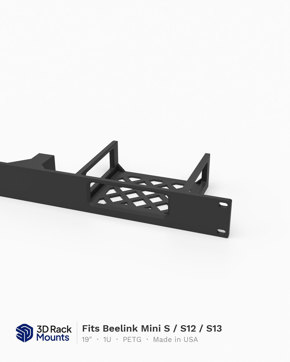 19" Beelink Mini S / S12 / S12 Pro / S13 Rack Mount - 1U (Modular)