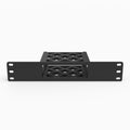 Grandstream HT802 ATA rack mount front view showing the 1U mini rack faceplate