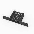 Top view of the 10 inch Grandstream HT802 rack mount lattice tray