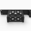 Rear view of the Grandstream HT802 19 inch rack mount cage