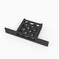 Top view of the vented tray on the 10 inch Xumo Stream Box ES1 rack mount