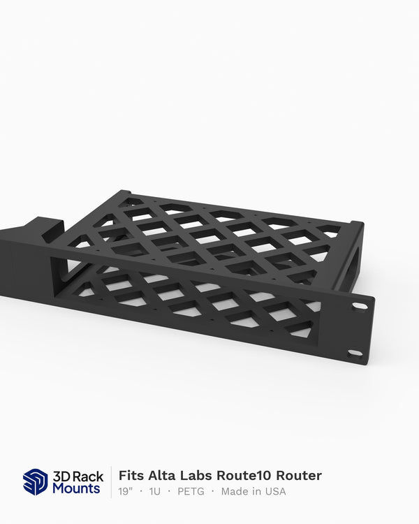 19" Alta Labs Route10 Router Rack Mount - 1U (Modular)