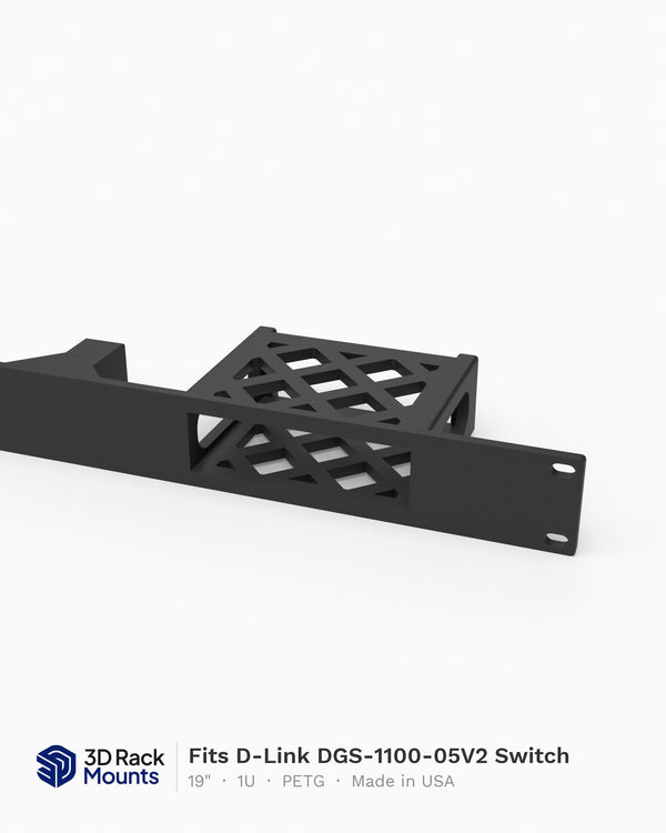 19" D-Link DGS-1100-05V2 Switch Rack Mount - 1U (Modular)