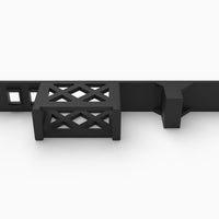 19" Firewalla Purple Rack Mount - 1U w/2 Keystones (Modular) – view 4