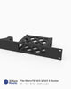 19" MikroTik hEX & hEX S Router Rack Mount - 1U (Modular)