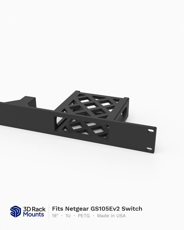 19" Netgear GS105Ev2 Switch Rack Mount - 1U (Modular)