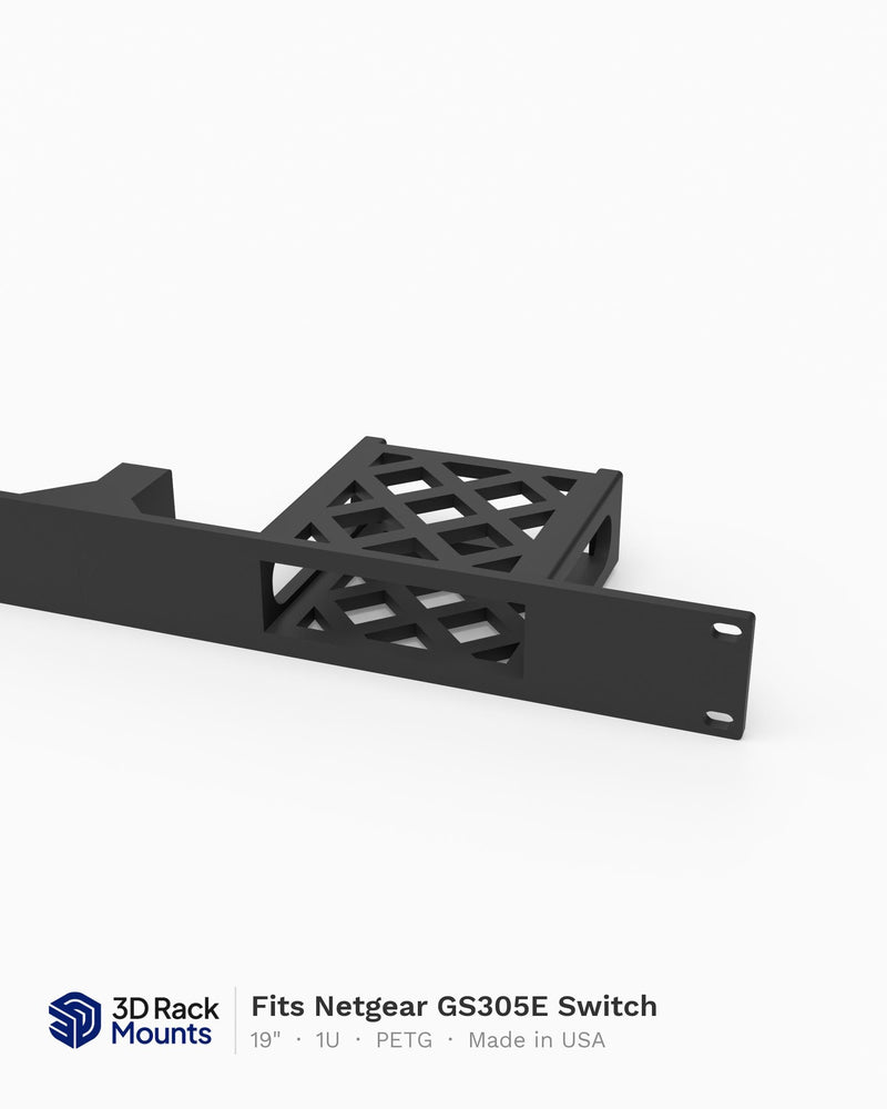 19" Netgear GS305E Switch Rack Mount - 1U (Modular)