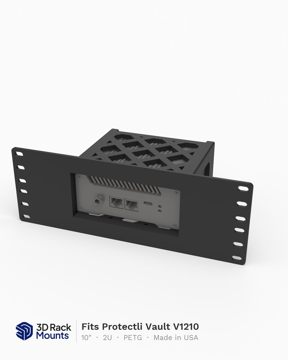10" Protectli Vault V1210 Mini Rack Mount - 2U (Modular)