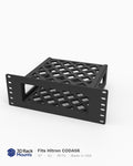 10 inch 3D printed mini rack mount for the Hitron CODA56 cable modem