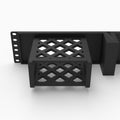 Rear view of the 19 inch Intel NUC rack mount showing port access
