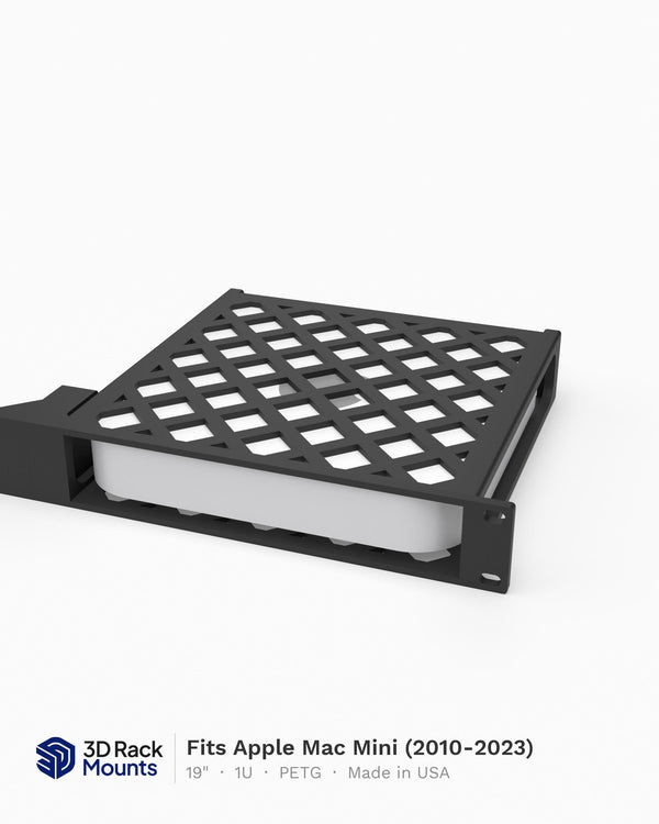 Apple Mac Mini (2010 - 2023) 19" Rack Mount - 1U (Modular)
