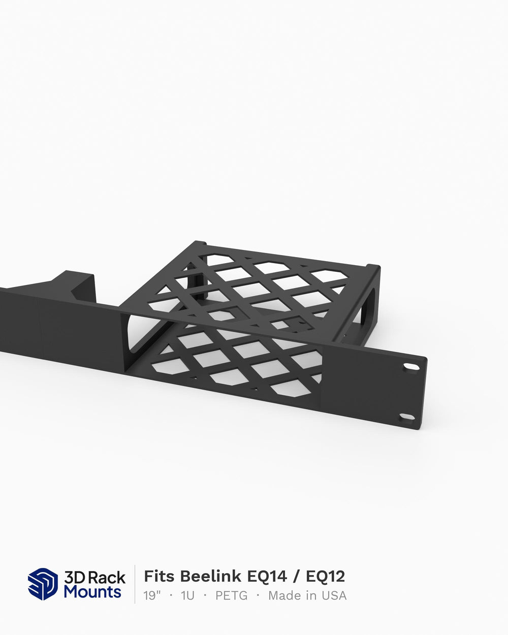 19" Beelink EQ12 Mini PC Rack Mount - 1U (Modular)