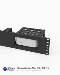 Apple Mac Mini M4 / M4 Pro 19" Rack Mount - 2U (Modular)