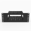 3D printed 2U mini rack mount for the Protectli VP2430 firewall, front angle