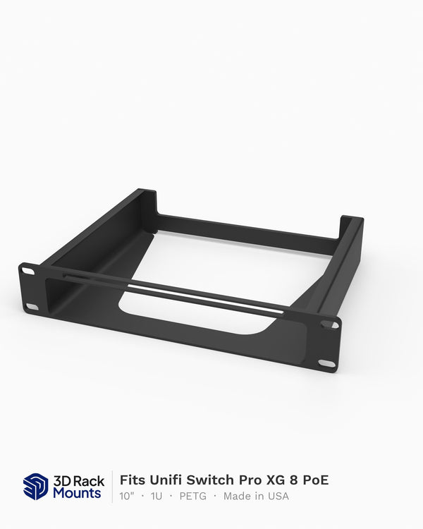 10" Unifi Switch Pro XG 8 PoE Mini Rack Mount - 1U