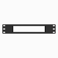 Front panel of the 10 inch Netgear GS108 mini rack mount