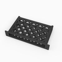 Top view of the 10 inch TP-Link Omada ES206XPP-M2 rack mount showing the vent lattice