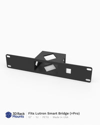 10" Lutron Smart Bridge & Smart Bridge Pro Mini Rack Mount - 1U with Keystone
