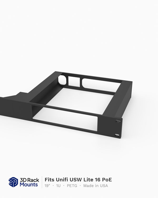 Unifi USW Lite 16 PoE Rack Mount - 19" 1U