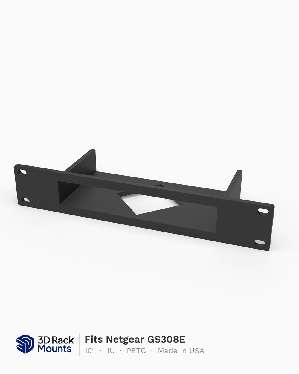10" Netgear GS308E Rack Mount - 1U Height