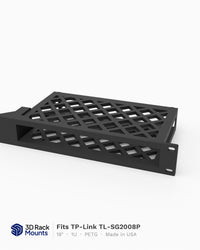 19" TP-Link TL-SG2008P Switch Rack Mount - 1U (Modular)