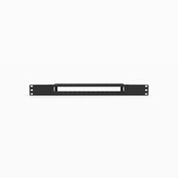 Front-facing view of the 19 inch Netgear GS316PP rack mount panel