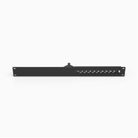 19" Rack Mount Half Width Patch Panel - 11 Keystone, 1U (Modular) – view 3