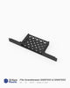 19 inch 3D printed rack mount for Grandstream GWN7001 and GWN7002 routers, angled view