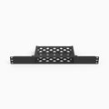Grandstream GWN7001 router mount shown front on in a 19 inch rack at 1U