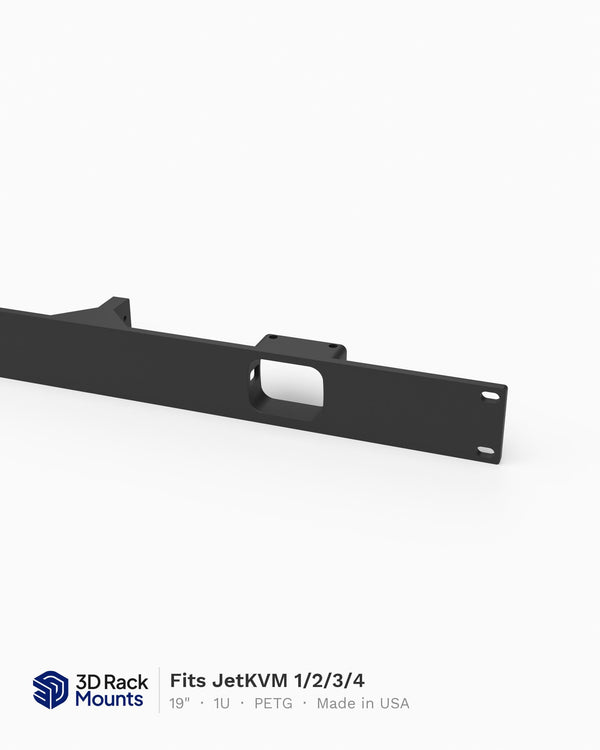 JetKVM 19" Rack Mount 1/2/3/4 Configuration - 1U (Modular)