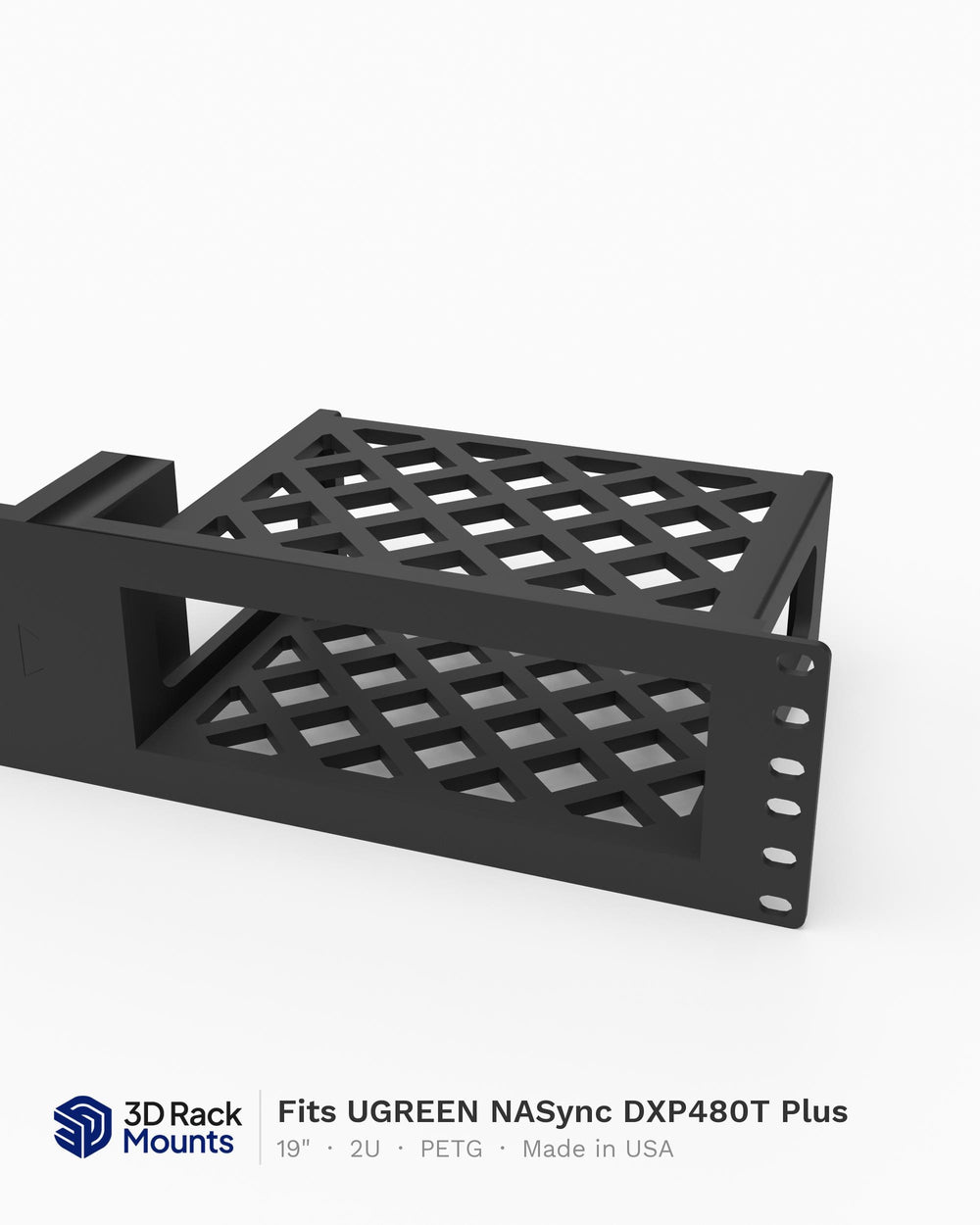19" UGREEN NASync DXP480T Plus NAS Rack Mount - 2U (Modular)