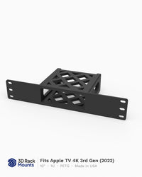 Apple TV 4K 3rd Gen (2022) 10" Mini Rack Mount - 1U
