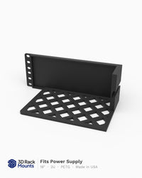 2U Blank with Power Supply Shelf (Modular)