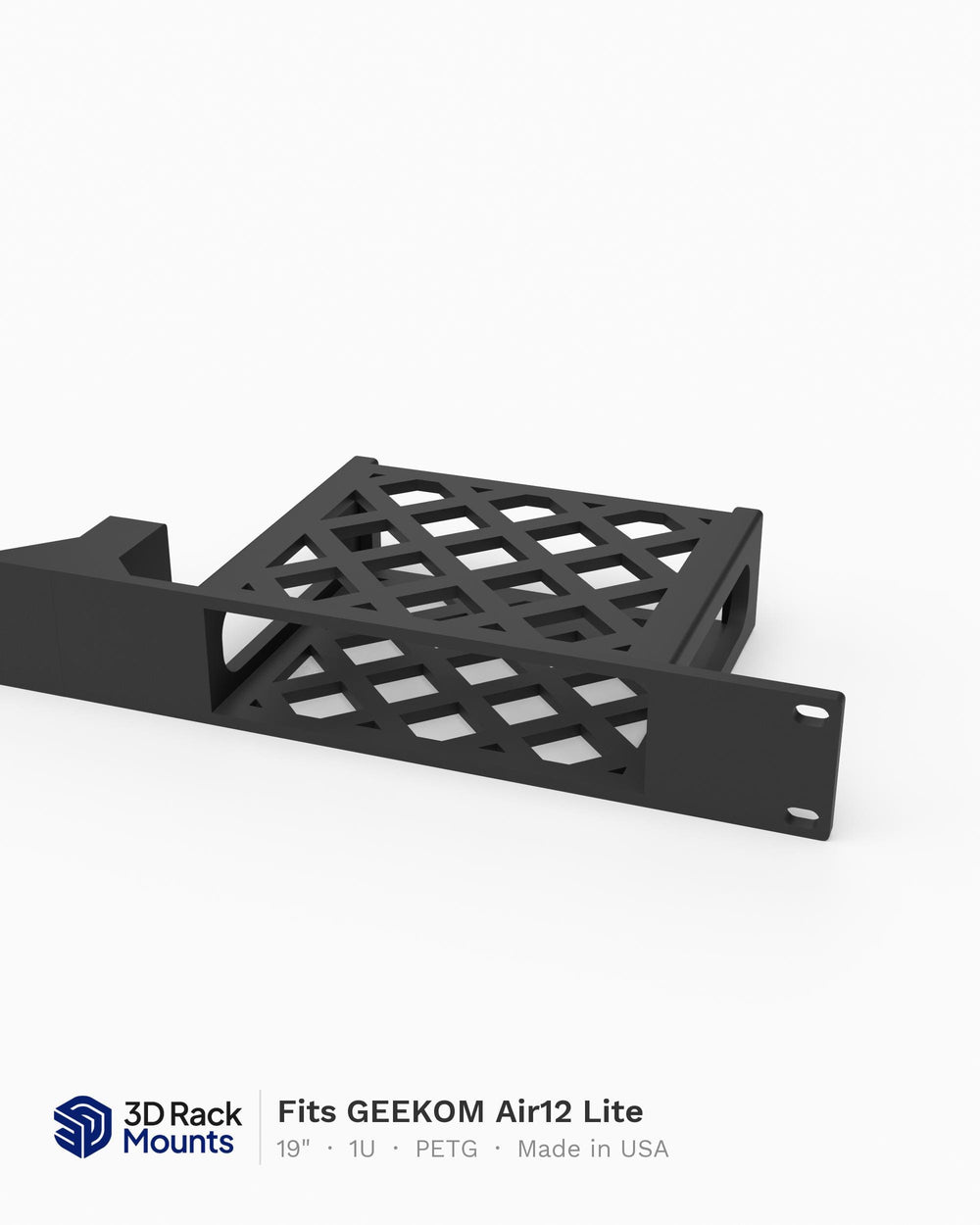 19" GEEKOM Air12 Lite Mini PC Rack Mount - 1U (Modular)