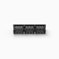 Rear view of the 19 inch triple Apple Mac Mini rack mount