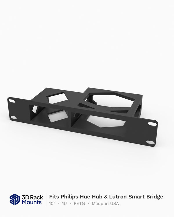 Philips Hue Hub & Lutron Smart Bridge 10" 1U Rack Mount