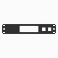 10" Unifi Express (UX) & Unifi Gateway Lite (UXG) Mini Rack Mount w/2 Keystones – view 5