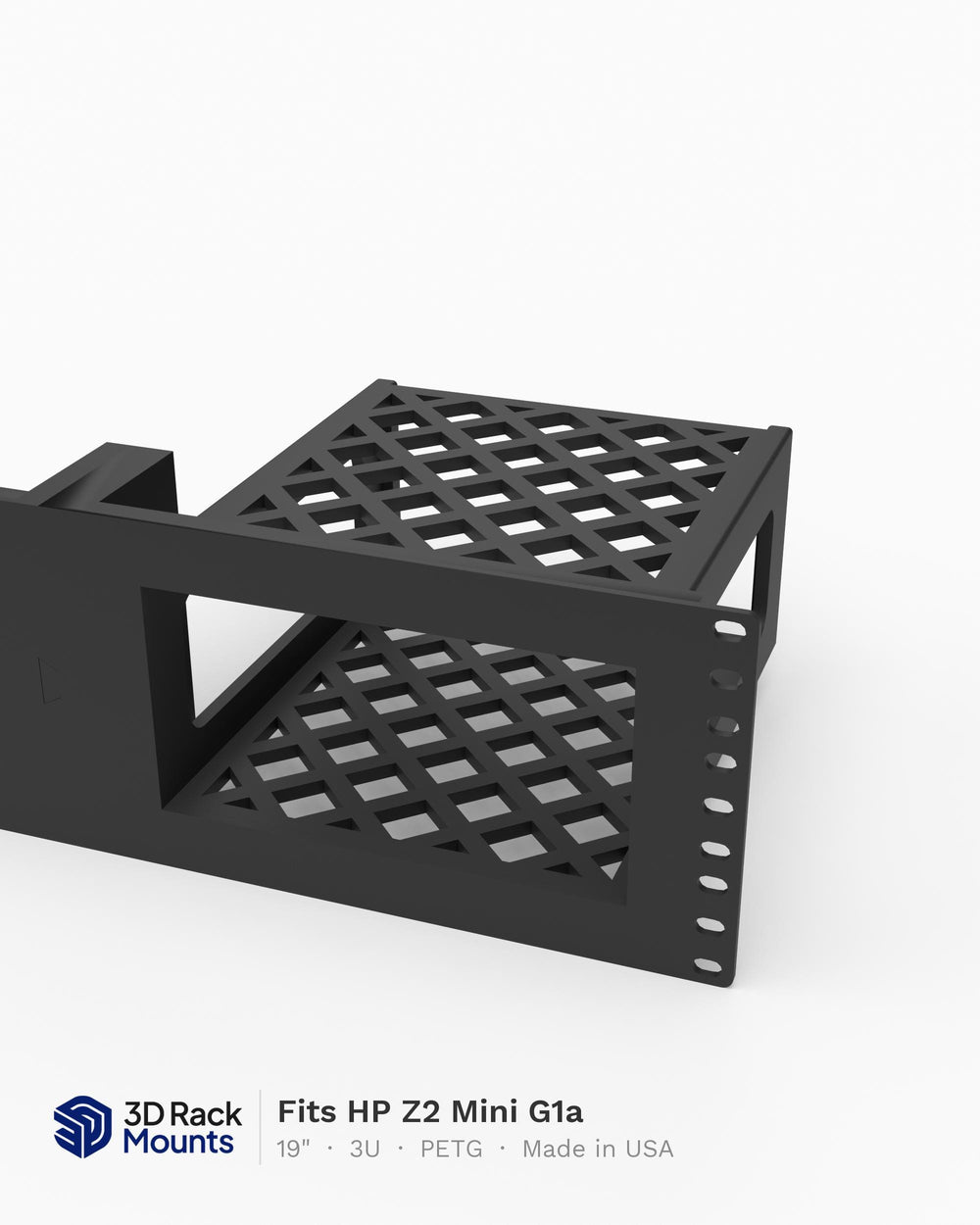 19" HP Z2 Mini G1a Workstation Rack Mount - 3U (Modular)