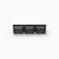 Rear view of the 19 inch triple Intel NUC 15 Pro rack mount