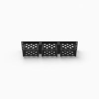 Rear view of the 19 inch triple GEEKOM Mini IT13 rack mount