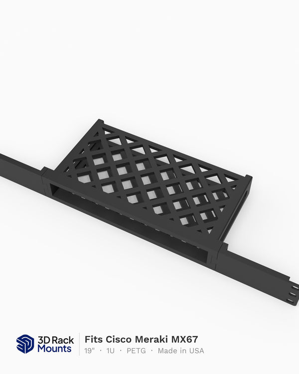 19" Cisco Meraki MX67 Rack Mount - 1U