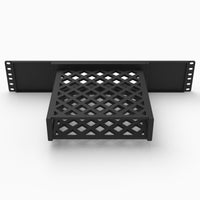 Rear view of the 19 inch Palo Alto PA-440 firewall rack mount showing the vented tray