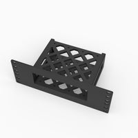 Top view of the 10 inch CalDigit TS4 dock mount showing the vented cradle